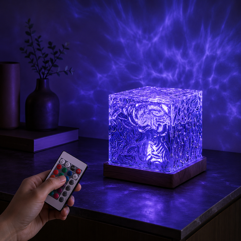 Lámpara Cubo Aqua