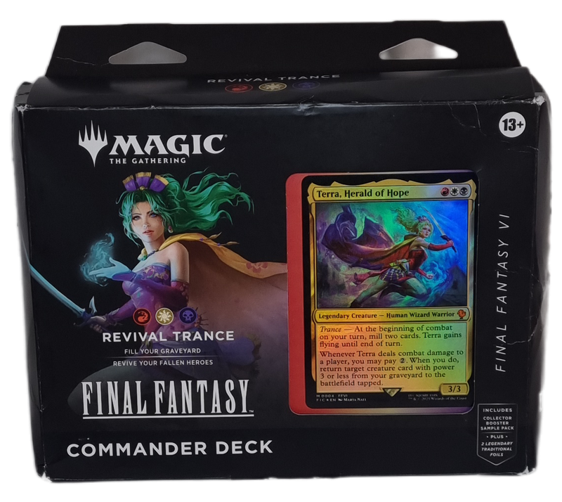 MTG Final Fantasy Commander Deck: Revival Trance (Caja con detalle)
