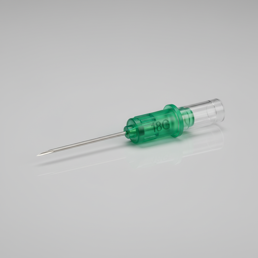 Aguja Veterinaria Verde 18G