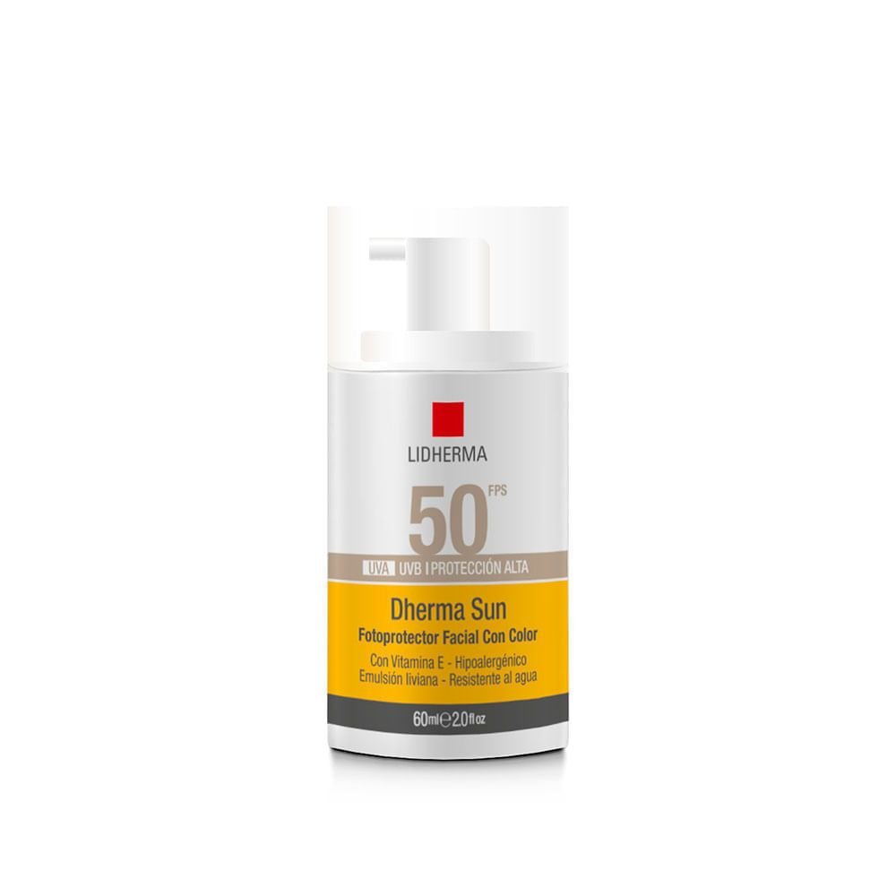 Dherma Sun Fotoprotector Facial con Color