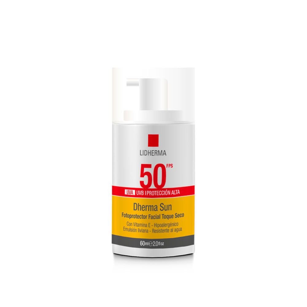 Dherma Sun Fotoprotector Facial Toque Seco