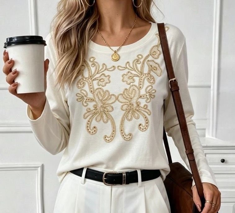 Remera bordada