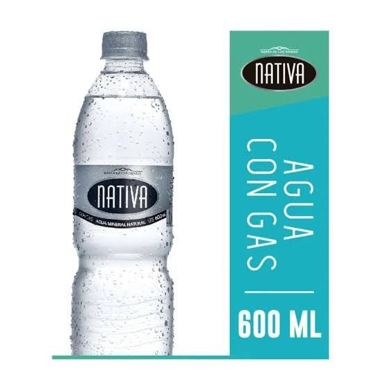 Agua Nativa Con Gas 600ml