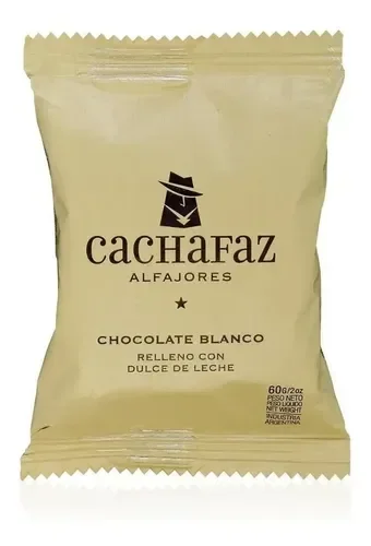 Alfajor Cachafaz Blanco
