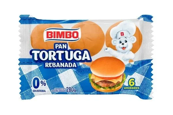 Pan Tortuga Bimbo x 6 Unidades
