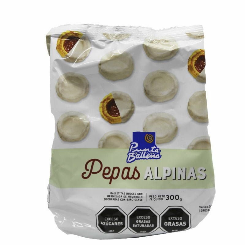 Galletitas Pepas Alpinas 300g