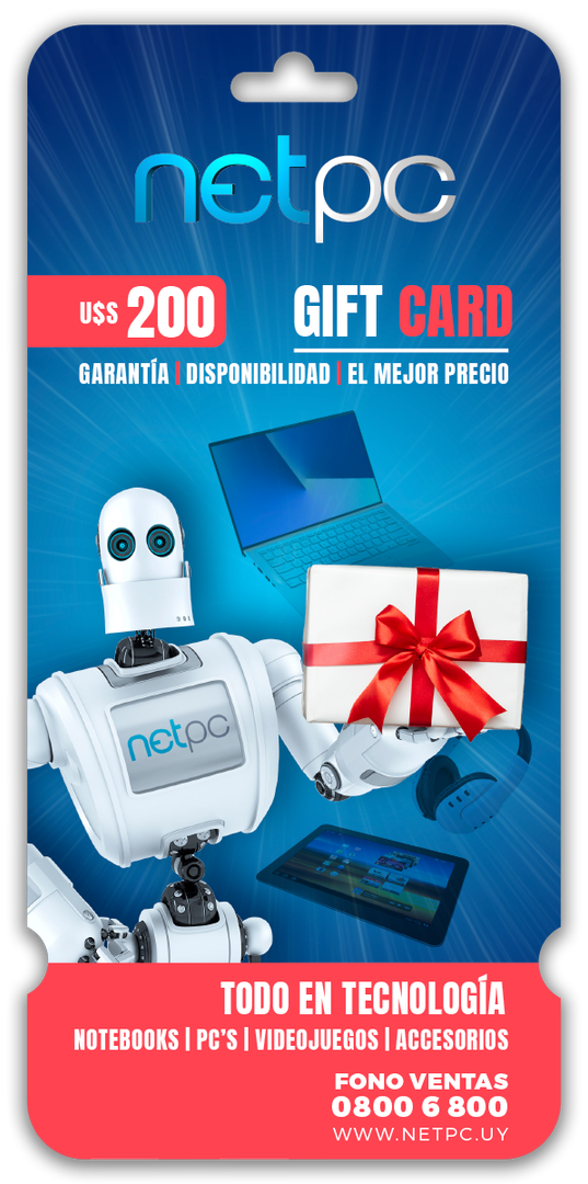 Grift Cards NETPC U$S 200