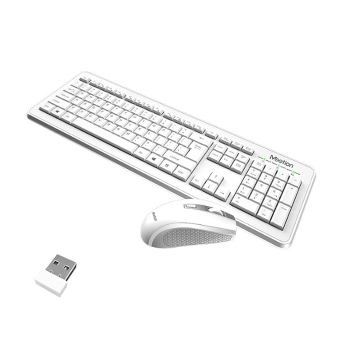 Teclado Y Mouse Inalámbrico Meetion Mt-C4120 Blanco