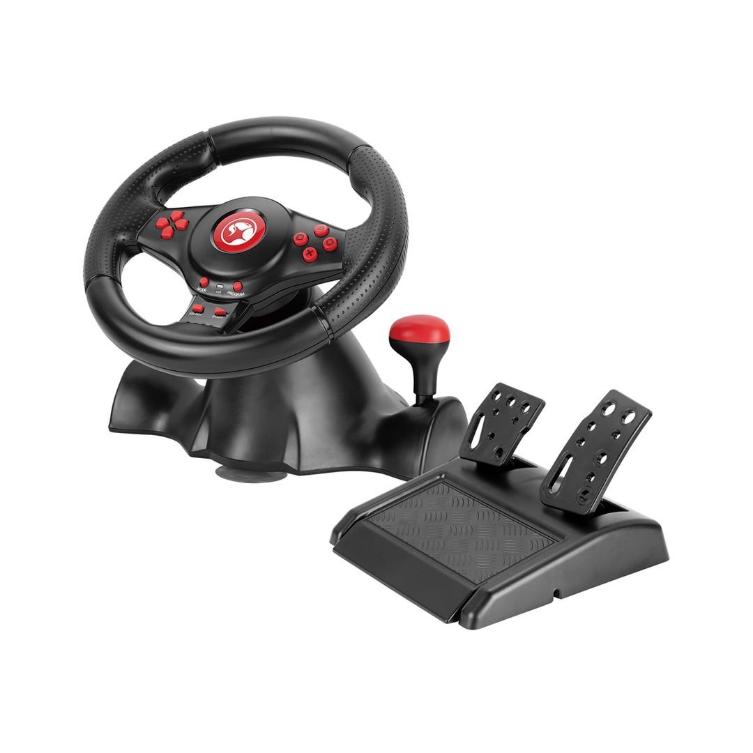 Volante Gaming MARVO GT903 Multiplataforma 180º Vibración
