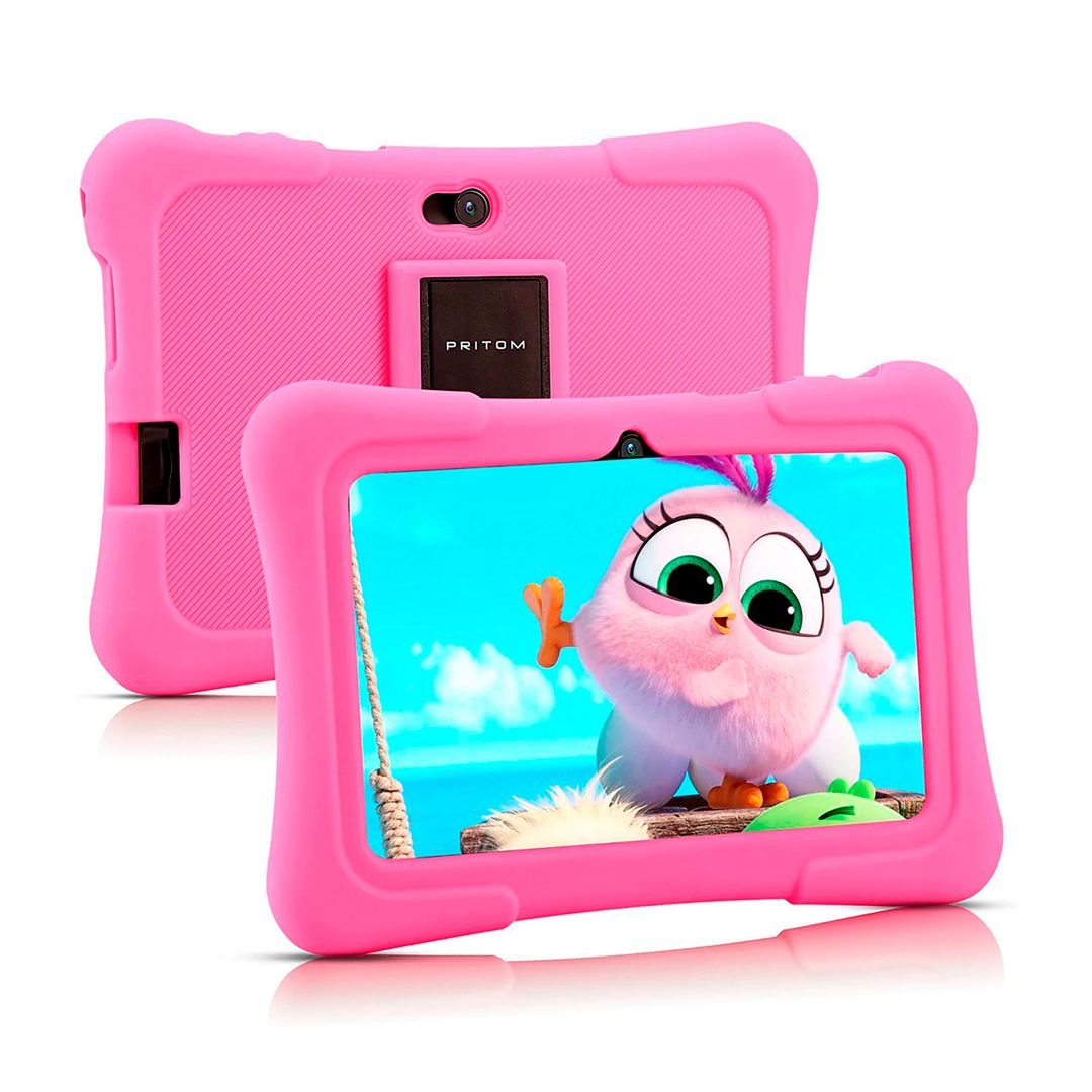 Tablet Pritom K7 Kids 7" 1GB 16GB Android 10 Rosa