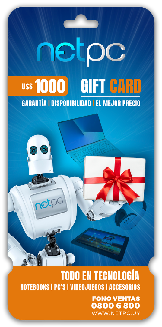 Grift Cards NETPC U$S 1000