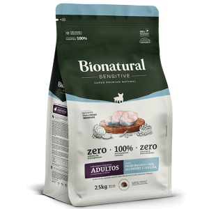 Bionatural Prime Adulto Sensitive Razas Pequeñas - Sabor Pescado Blanco - 15kg