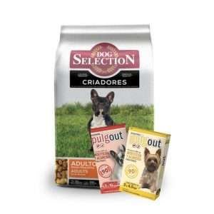 Dog Selection Criadores  Adulto RP 8 kg + Pastilla Pulgout  2-4 kg  o 4,5-10 kg