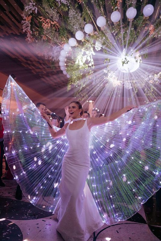 Capa con luces LED