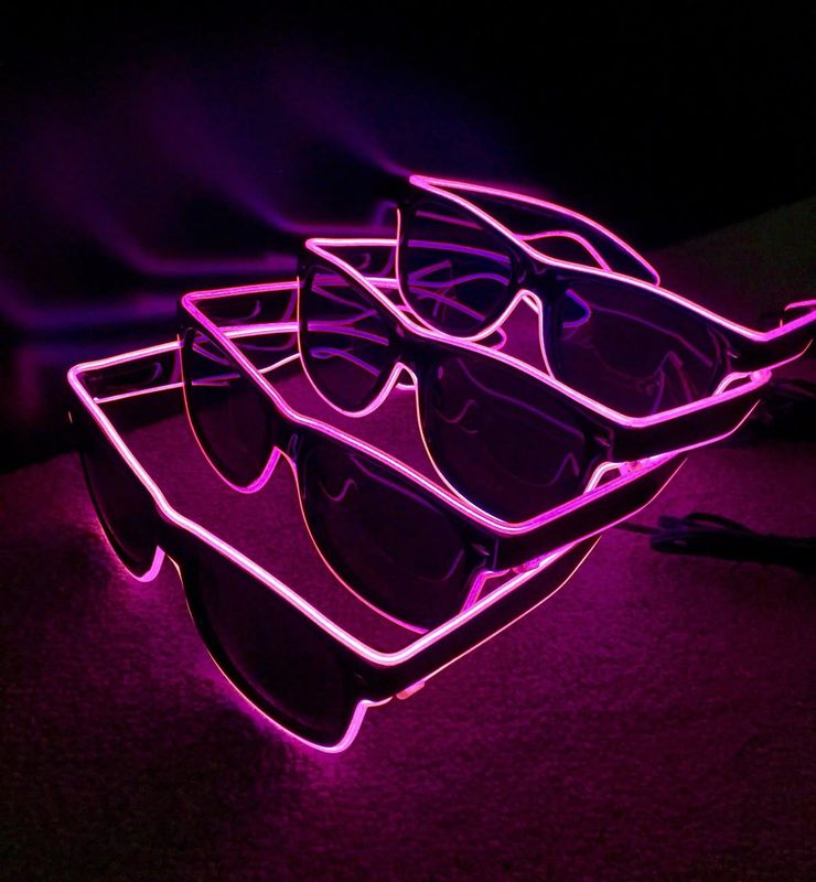 Lentes con luz LED x 50 Unidades 