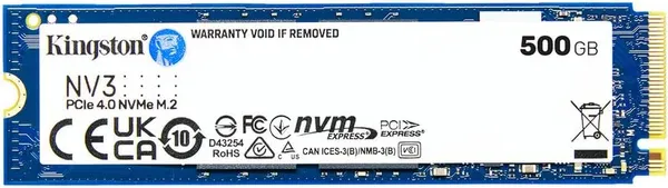 Kingston NV3 M.2 NVMe SSD 500 GB