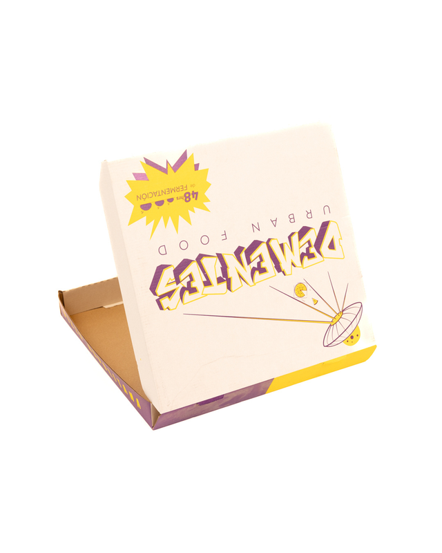 Caja de tarta, pizza, tortugones, empanadas 26x26x4.5 B/M