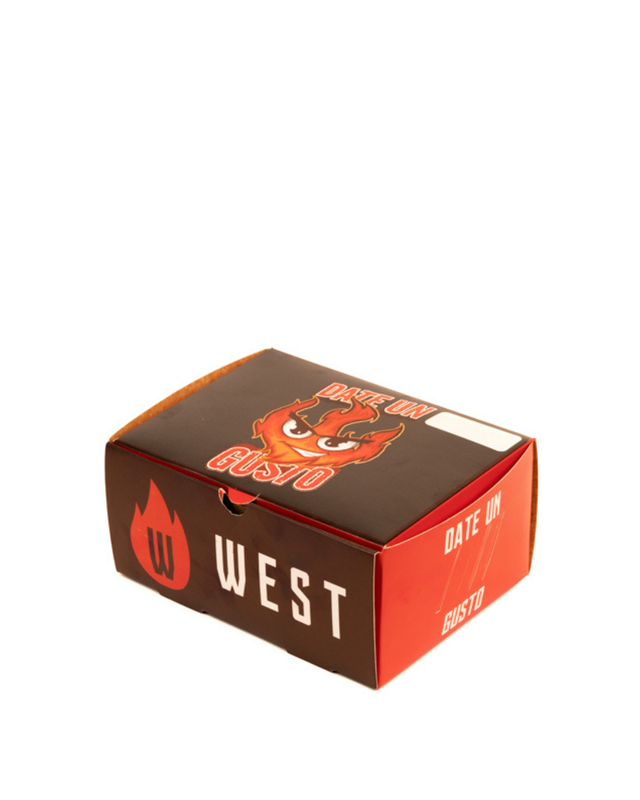 Caja chivitos, hamburguesas, delivery 18x15.5x10 B/M