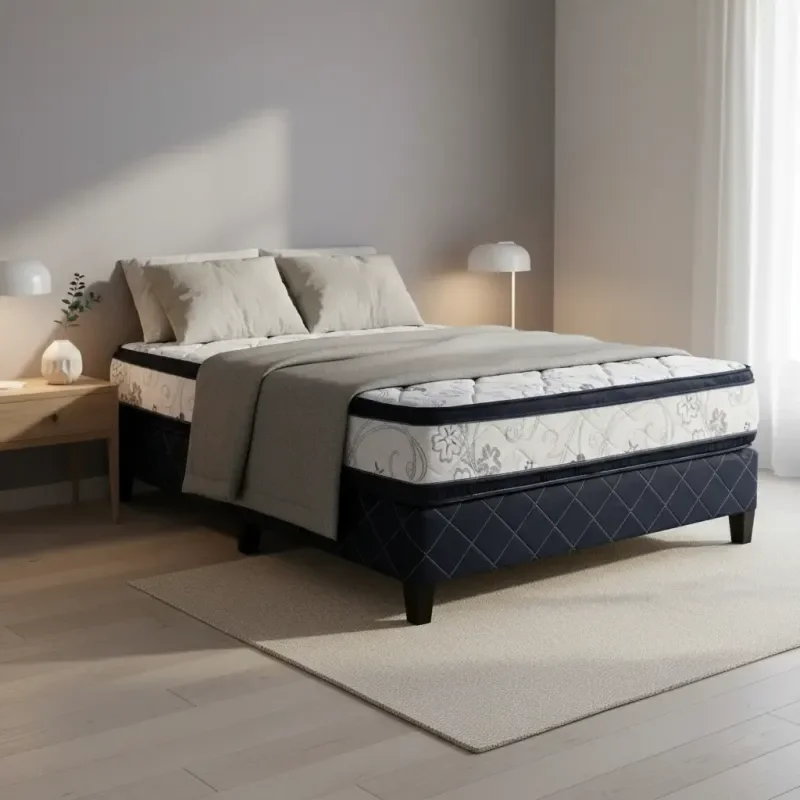 Sommier 2 Plazas D60 Super Densidad Ortopédico