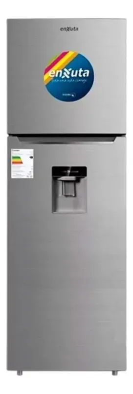Heladera con freezer Enxuta RENX275D color inox con capacidad de 255L