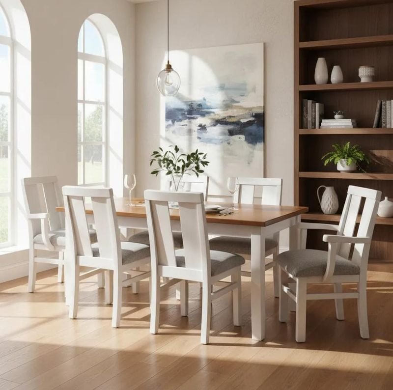 JUEGO DE COMEDOR PANAMEÑO 6 SILLAS + MESA